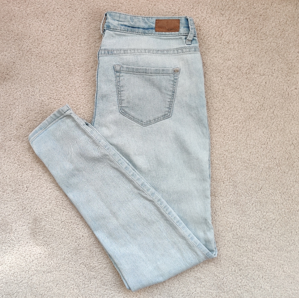 Garage Low-Rise Light Wash Jeans